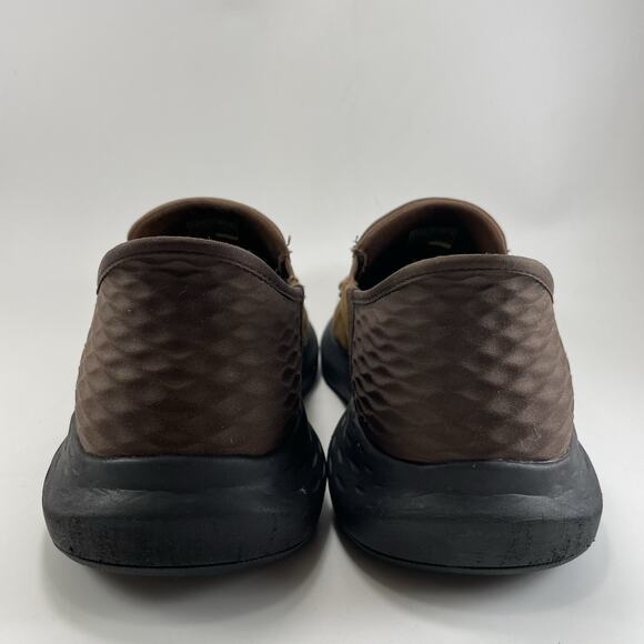 Skechers Slip-ins Parson Oswin Leather Shoes Brown Mens Size 10.5 WW Extra Wide main image 11